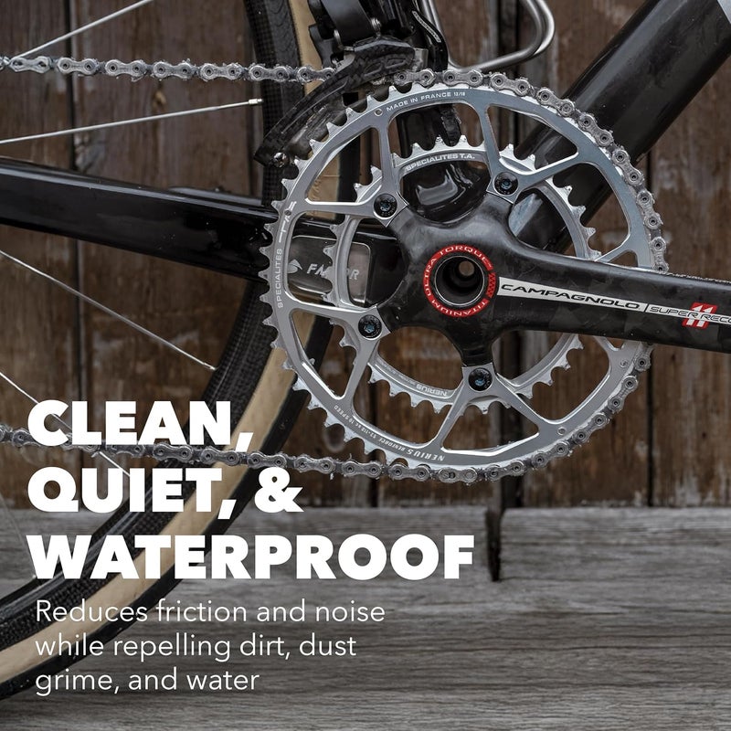 SILCA Super Secret Bike Chain Lube - Liquid Chain Wax to Clean, Smooth & Silence - Ultra Fast Bike Lube - Special Formula for Friction Reduction & Improved Wattage Output in All Weather - Image 4